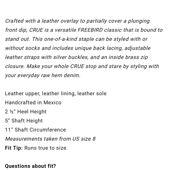 Freebird - Crue - black distressed - Picture 7 of 16